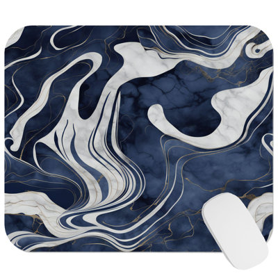 Abstract Geode Marble Dream XVI Geode Modern Gaming Cute Office Laptop Desk Pad Gift Mat Square Rectangle Non-Slip Mousepad