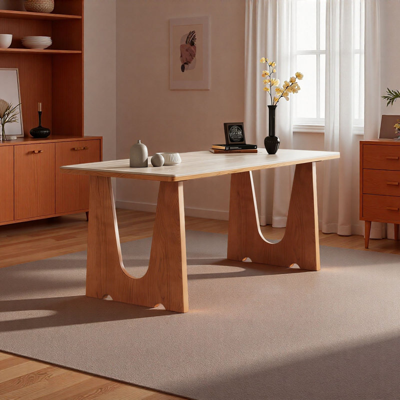 Table de salle à manger Nordic, H 29,5 po x L 55,1 po x l 27,6 po