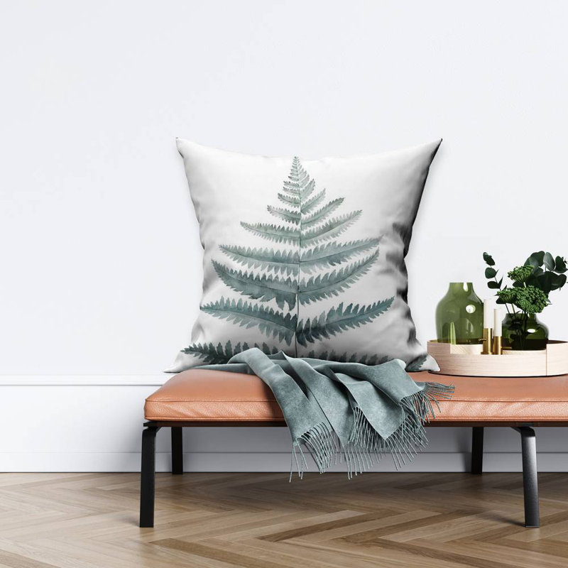 Fern - 26"x26" Throw pillow - Poly twill - Print on demand