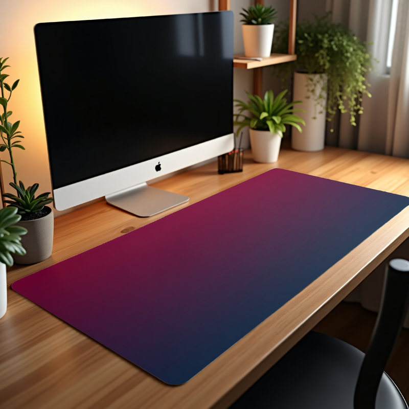 Polyester Desk Pad, 14.4x12.1