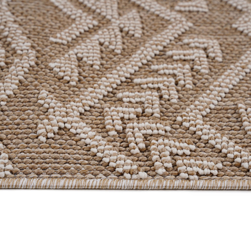 Tapis naturel / traditionnel d'intérieur / extérieur, Rectangle 7 pi 9 po x 10 pi