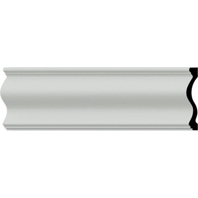 6 3/4"H x 1 1/4"P x 94 1/2"L Stockport Chair Rail (2-Pack)