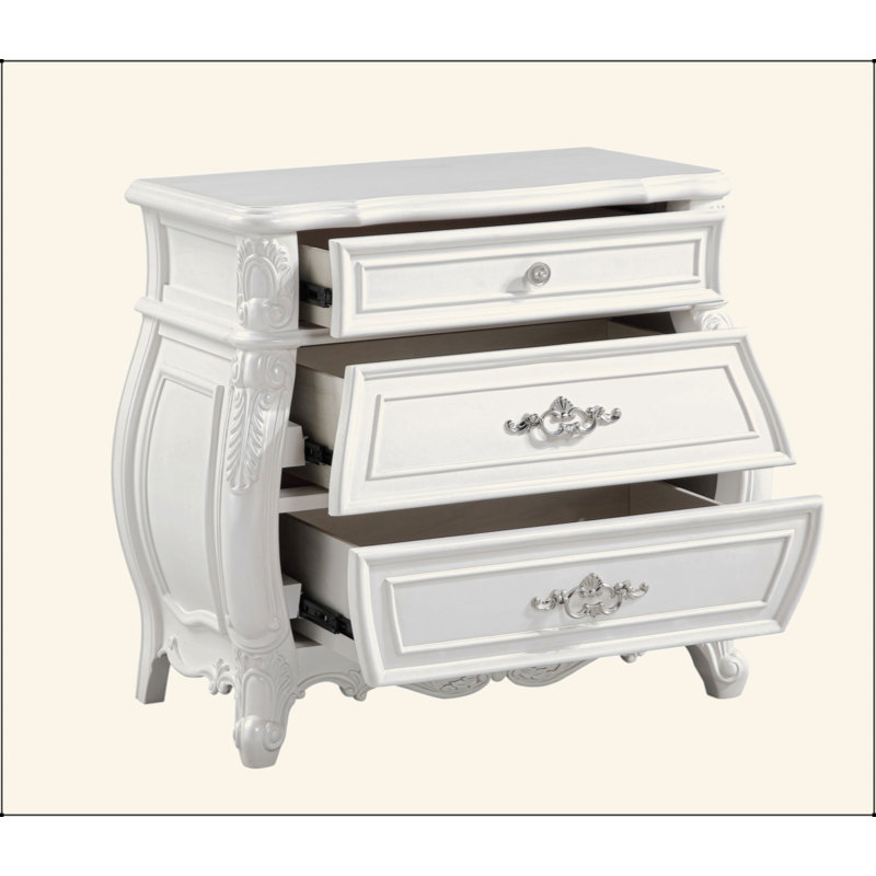Table de chevet 3 tiroirs Opulence