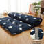 Matelas de futon japonais à motif floral-105501671