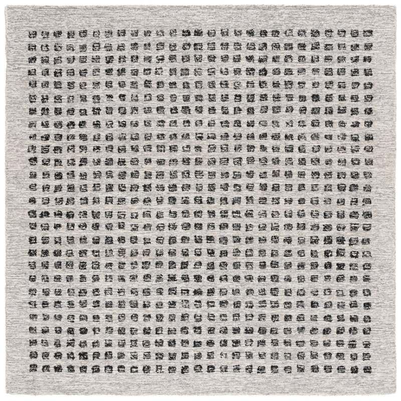 Tapis en laine Everdine, Carré 6 pi