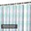 Rideau de douche Tile Mint Green White-780684110