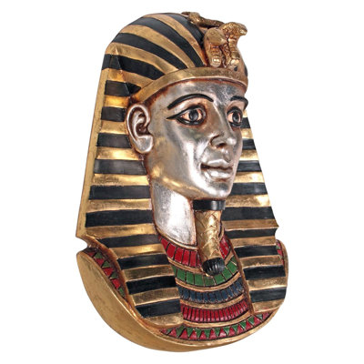 Statue de petite décoration murale buste tête de Toutankhamon