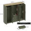Cleverton Tellys 4 Door 3 Drawer Wardrobe with Mirror-211761145