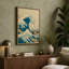 Great Wave at Dawn Japandi - Wrapped Canvas-573432885-573432880