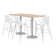 72" L Rectangular Breakroom Table and Chair Set