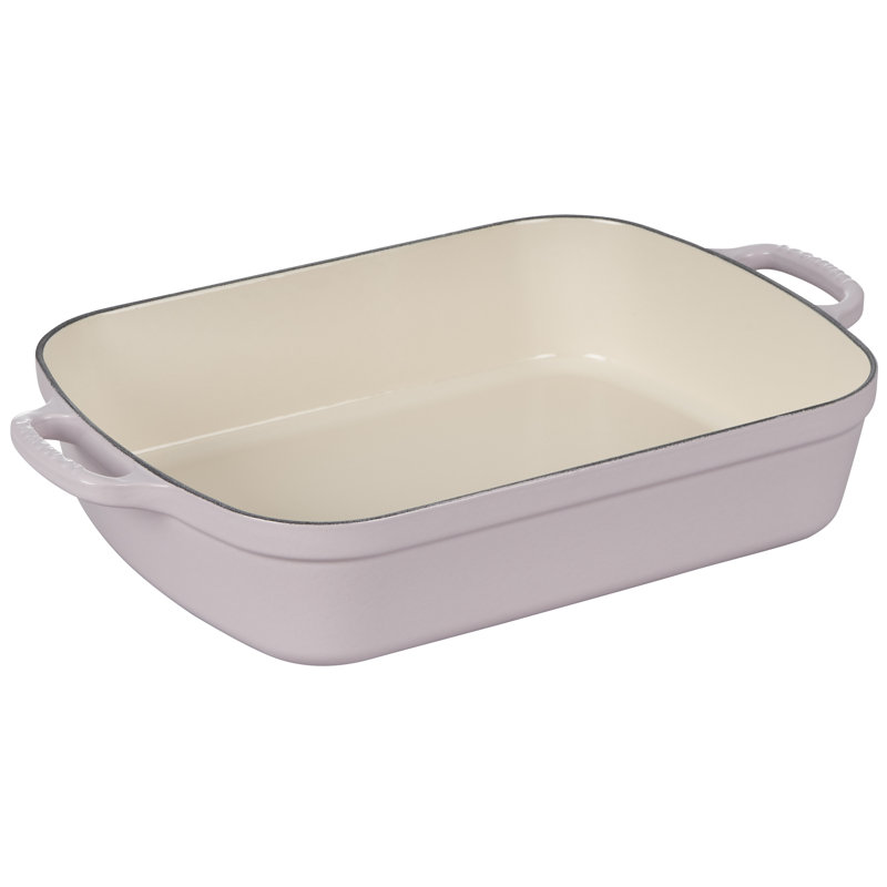 Le Creuset Signature Enameled Cast Iron Roaster, 5.25 qt., Flame
