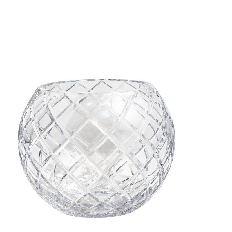 Carncoagh Handmade Crystal Decorative Urns & Jars, 19" H x 22" W x 22" D
