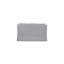 Causeuse rembourrée avec coussins Aleston, gris
