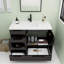 Meuble-lavabo autoportant avec tiroirs latéraux Carla-2065889998-2065889994