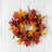 Autumn Pumpkin and Berries Artificial Fall Wreath