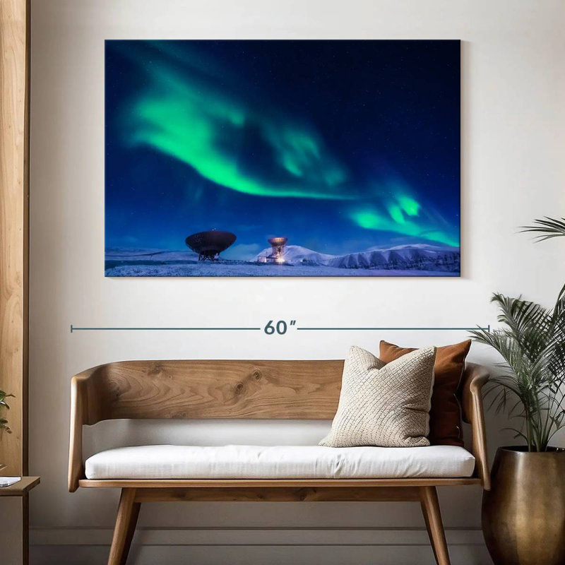 Alvord Longyearbyen Northern Lights, H 34 po x l 51 po
