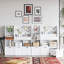 Bibliothèque à cubes Annyah H 47,2 po x l 42,5 po, blanc-80367745