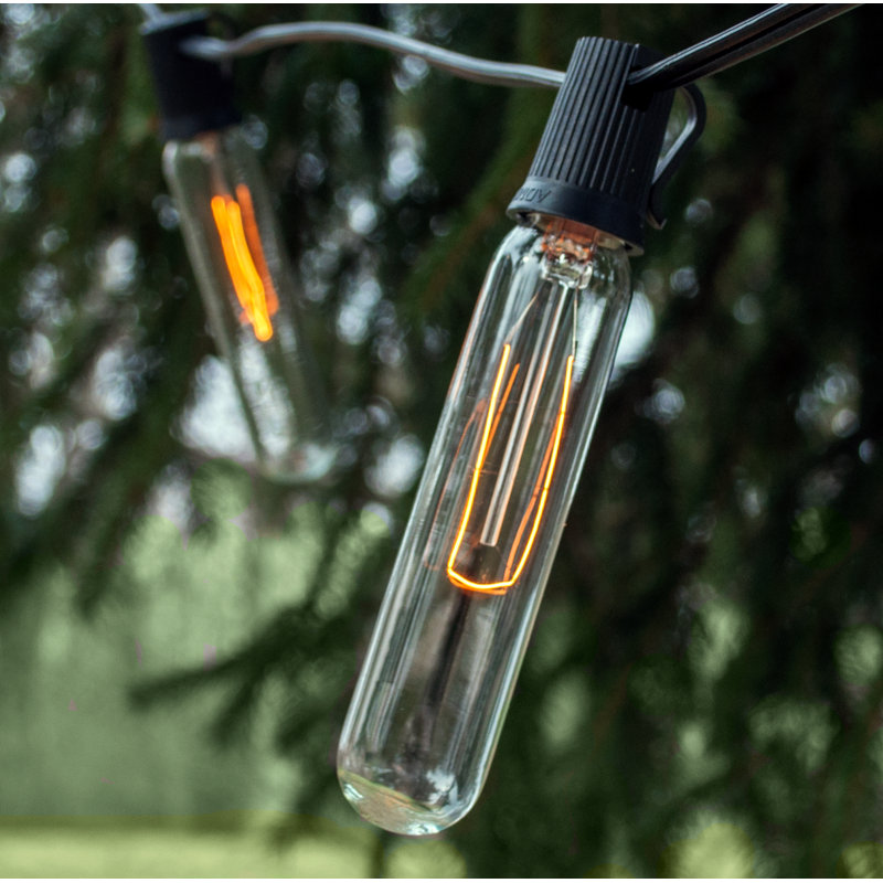 Edison String Lights Outdoor 100 - Bulb 100'' Plug-in String Light