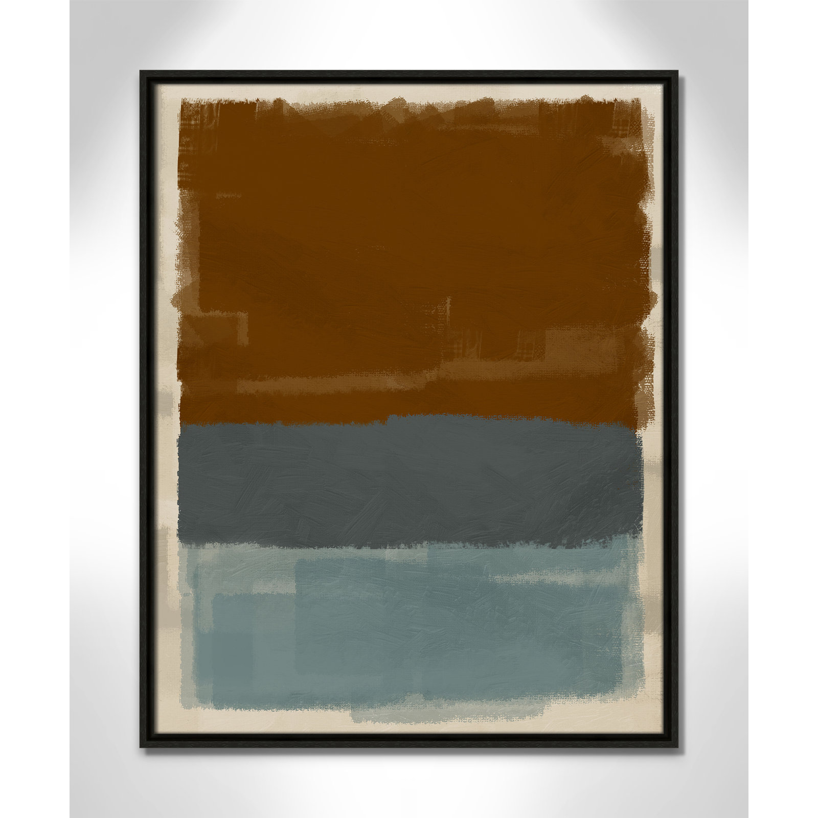 Turbulent Honesty Print by Marcus Prime, 23.5'' W x 29.5'' H, Espresso Floater