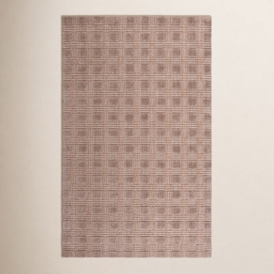 Hand-Loomed Plaid Performance Rug