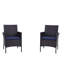 4 - Person Patio Dining Set with Square Table-695459317-695459312