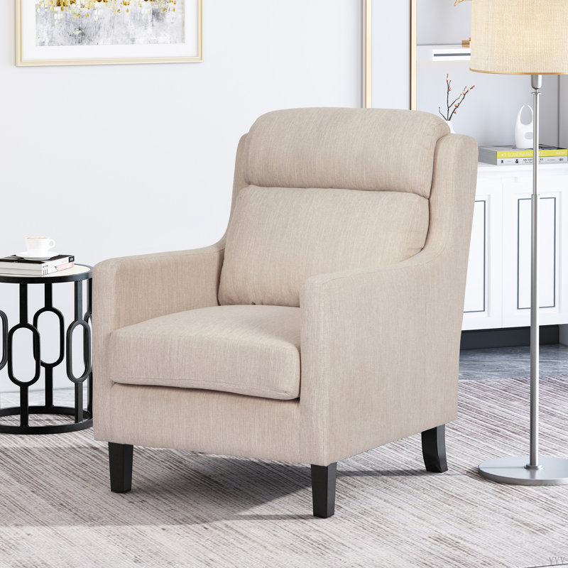 CHAISE DE CLUB MODERNE, Beige
