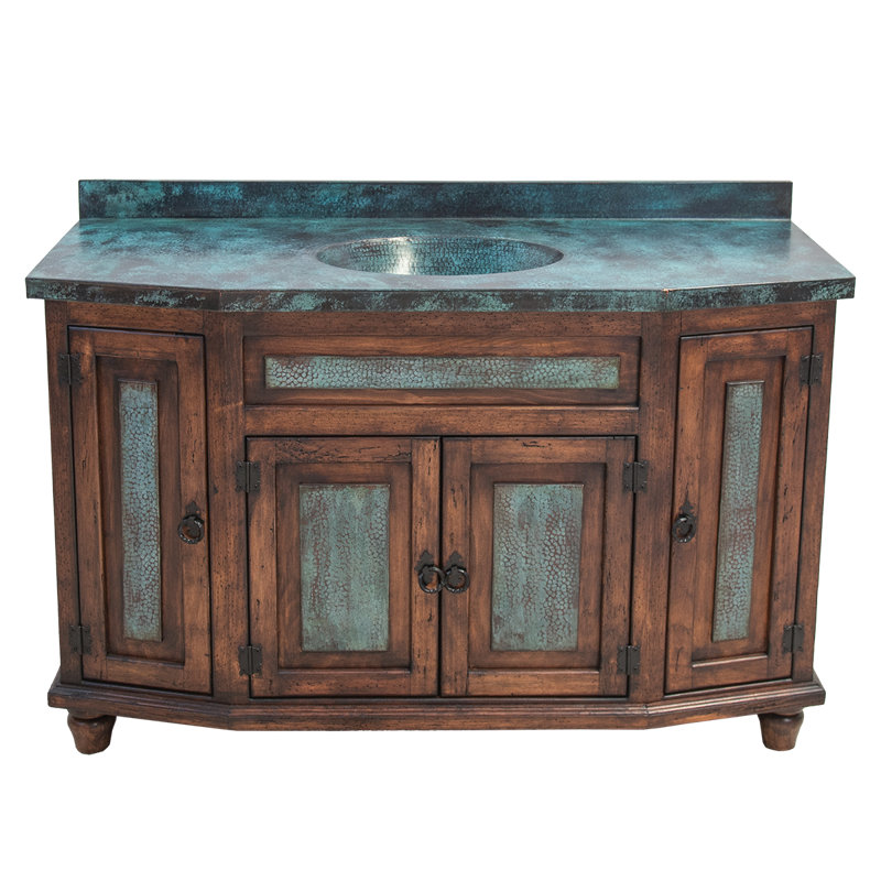 Meuble-lavabo en cuivre Turquesa Vieja