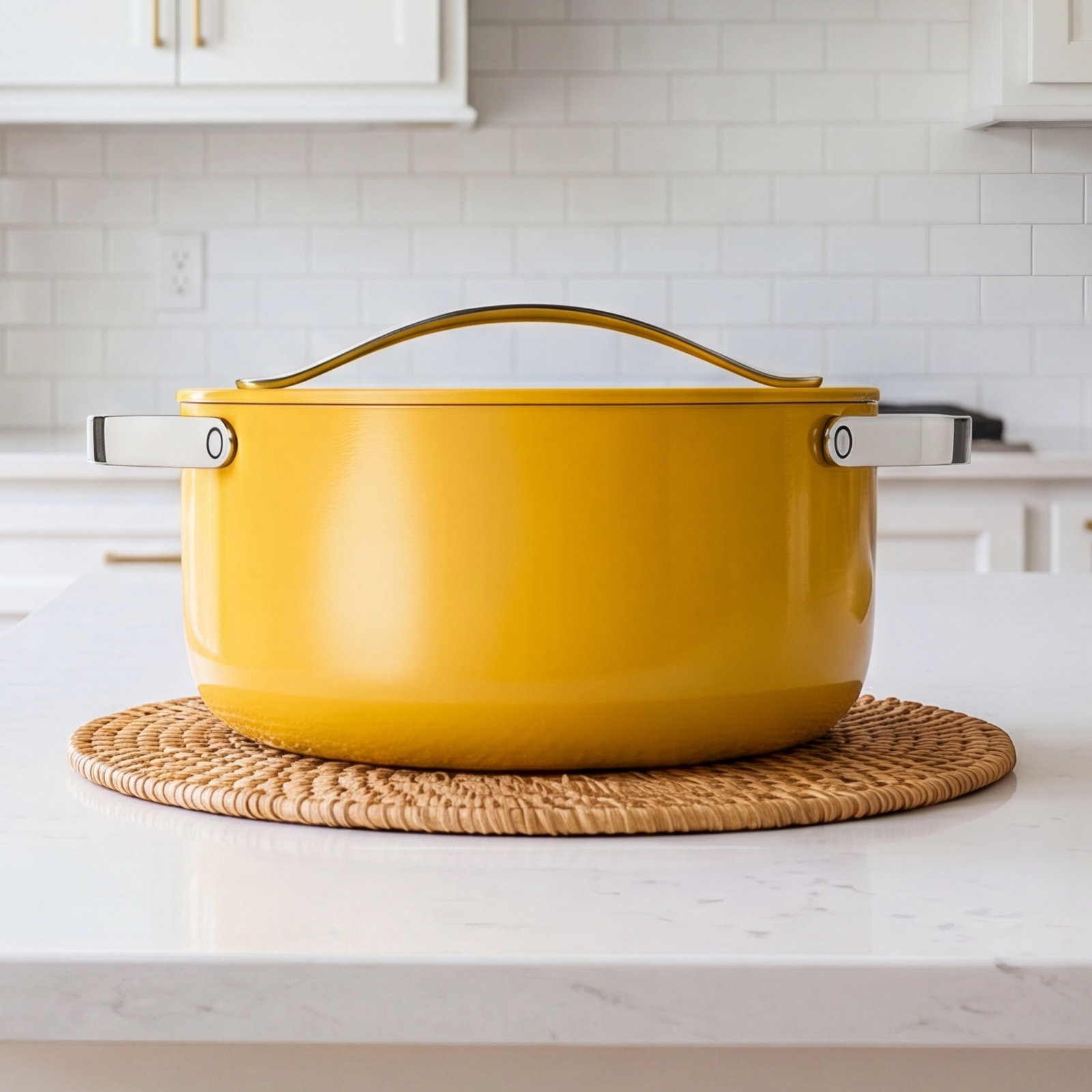 Nonstick Ceramic Dutch Oven, Marigold