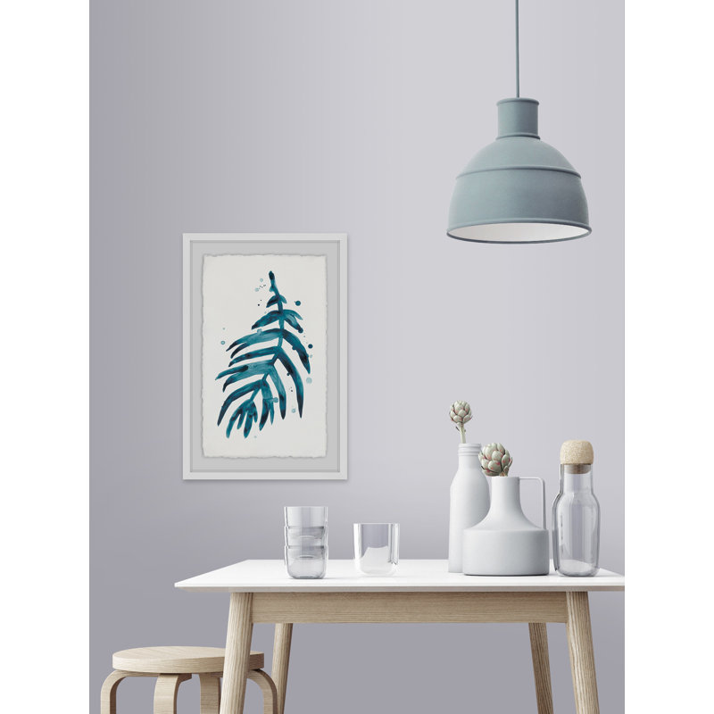 Stems In Indigo VI - Single Picture Frame Print, 91 cm H x 61 cm W 