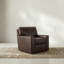 Fauteuil en cuir véritable 36,5 po Lawson-102238307