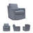 Aughnahoy Swivel Armchair-91885865