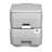 Portable Toilet, 5.3 Gallon Detachable Waste Tank, 120 Flushes, Camping Toilet for Adults, Outdoor Travel Potty with Level Indicator, Carry Bag, Suitable for RV Travel, Camping, Hiking, Boating