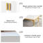 Beige Manufactured Wood Shoe Storage