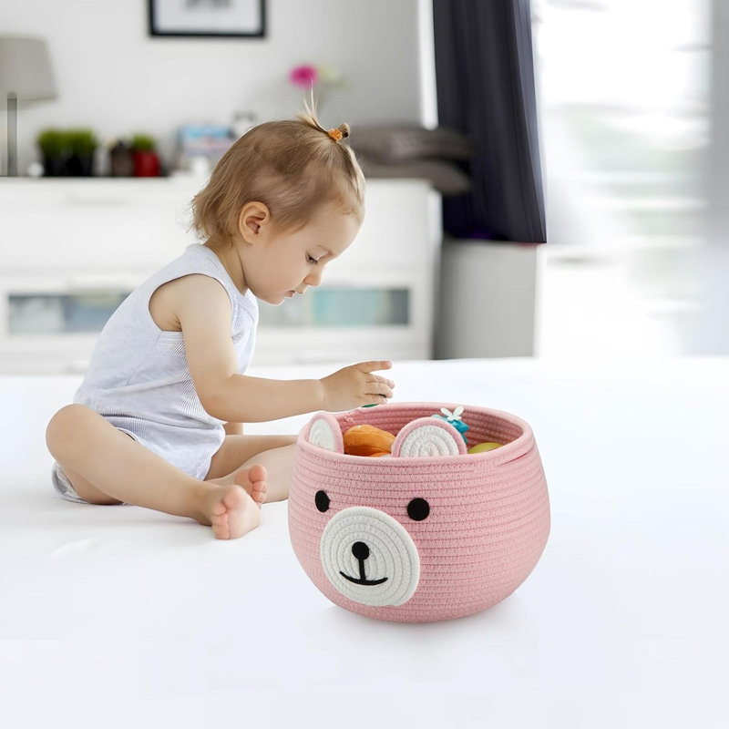 Rebrilliant Cotton Storage Bag, Pink