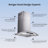 VIKIO 36" 600 CFM Ducted Wall Mount Range Hood with LED Lights, Baffle Filter and Gesture control-119304342