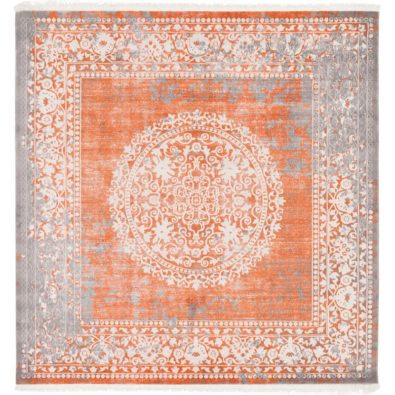 Pharaoh Abstract Indoor Rug, Square 8'