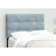 Structure de lit simple en velours bleu pour une chambre à coucher glamour