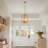 Minimalist 4 - Light Dimmable Modern Industrial Geometric Square/Rectangle Lantern Chandelier For Kitchen Island Dining Room Foyer Hallway-108236771
