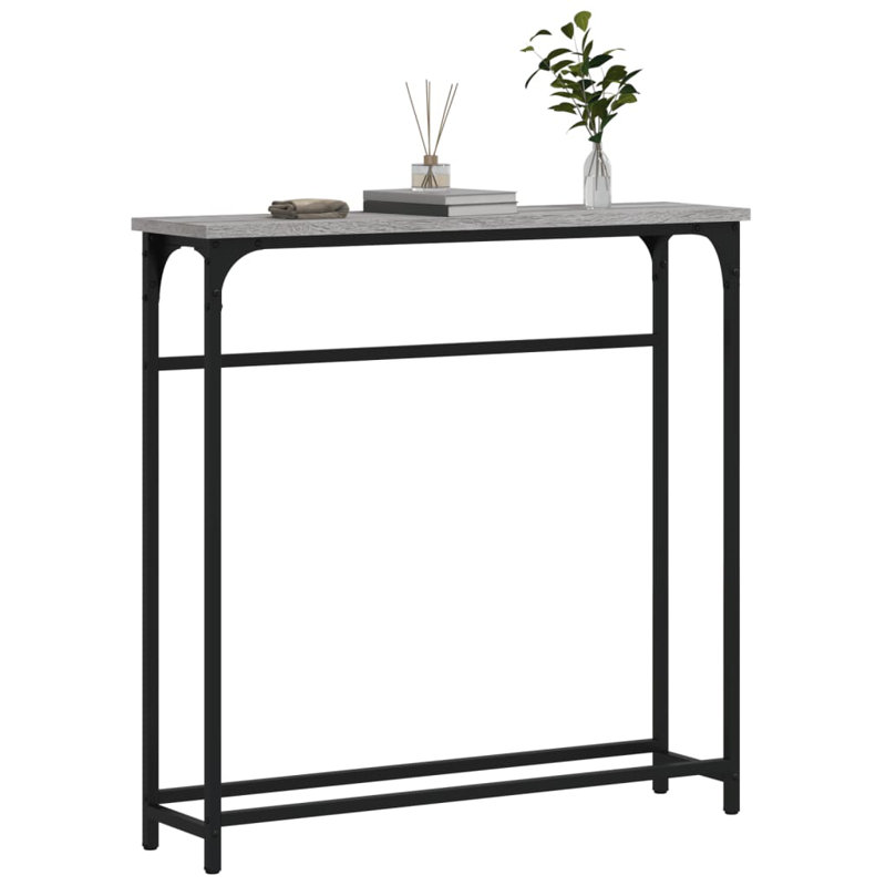 75cm Console Table, Grey Sonoma