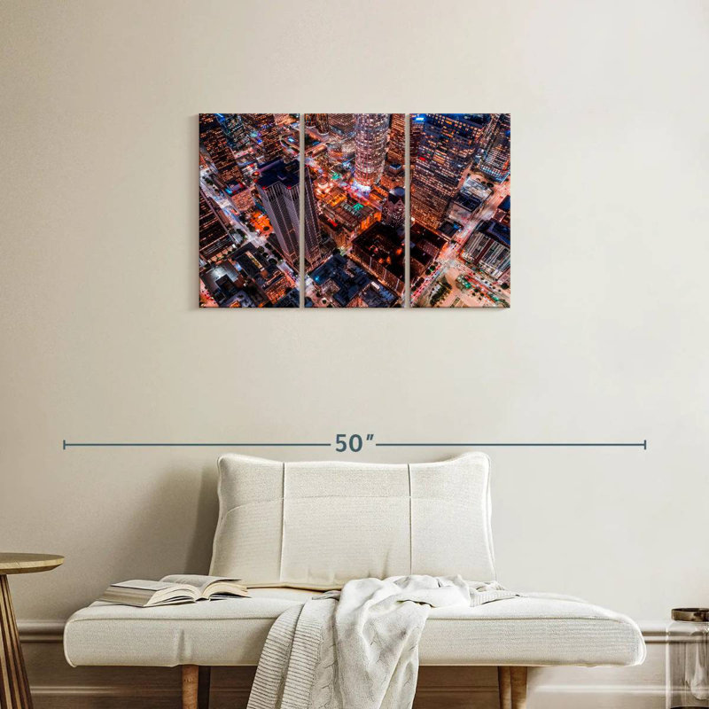 Sireci Los Angeles Night Lights, 20" H x 33" W