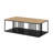 Slatted Metal Two-Tone Coffee Table