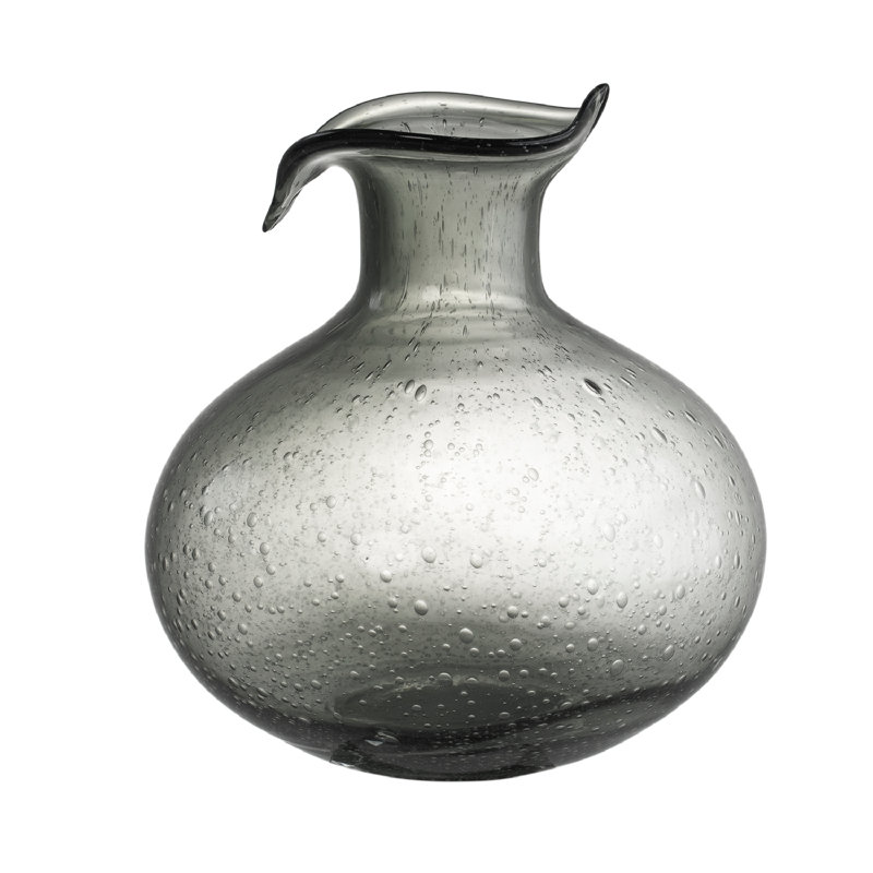 Helaine Glass Table Vase, 8.7" H x 8.1" W x 8.1" D