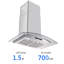 Hotte murale 30 pouces en acier inoxydable