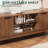 70" Fluted TV Stand, Media Console Table with Adjustable Shelves & Power Outlet, Mid-Century Modern Entertainment Center for Living Room, Walnut-700182085-700182084