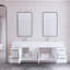 Ensemble de meuble-lavabo double mural 70,5 "Bensley-508742710