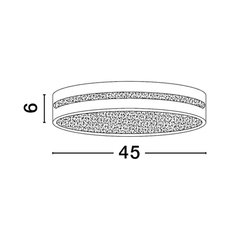 WHEEL LED Flush Mount