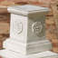 English Rosette Garden Large Plinth Pedestal