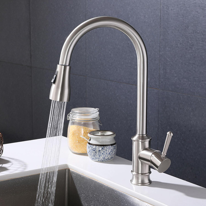 AWZTOO Pull Down Kitchen Faucet