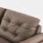 Minimalist Modern Mocha Sofa