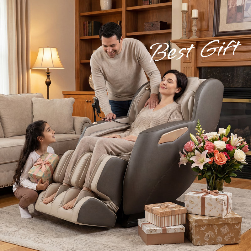 3D Massage Chair Full Body with Heat,Full Assembly, The Zero Gravity Massage ,170° Recling , Flexible SL-Track , Anti-Pinch Foot Massage with Spring push rod, Bluetooth